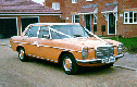 o/s/f of mercedes with ribbons